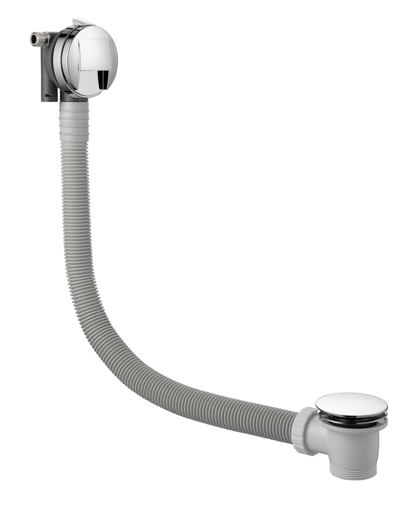 [414FkCr.BFW0168C] Bath Filler waste+Click Slim ◭Chrome