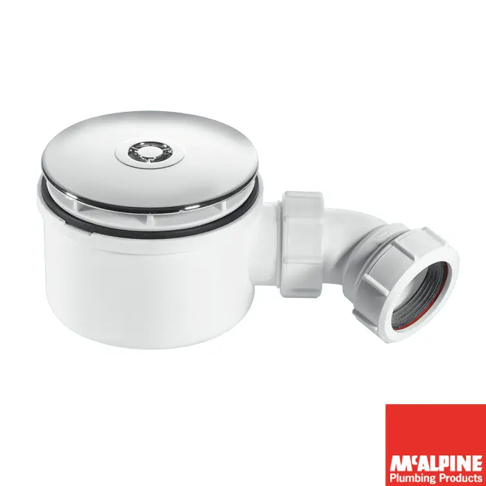 [413TMc.ST90CB10-70] Shower Waste/Trap Large Dome 70h🅼ᶜST90CB10-70