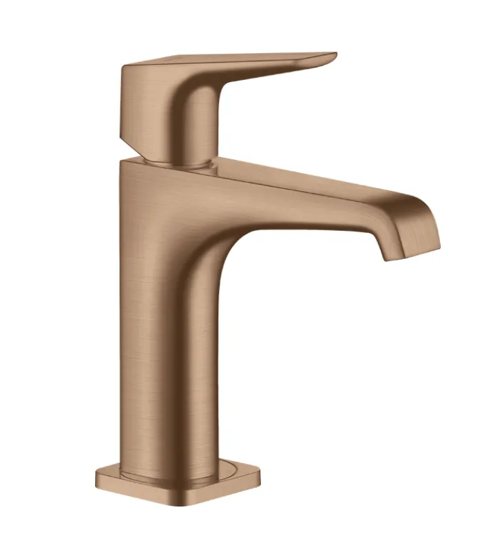 [422Hg.36111310] Citterio Basin Mixer 125 Brushed Red Gold