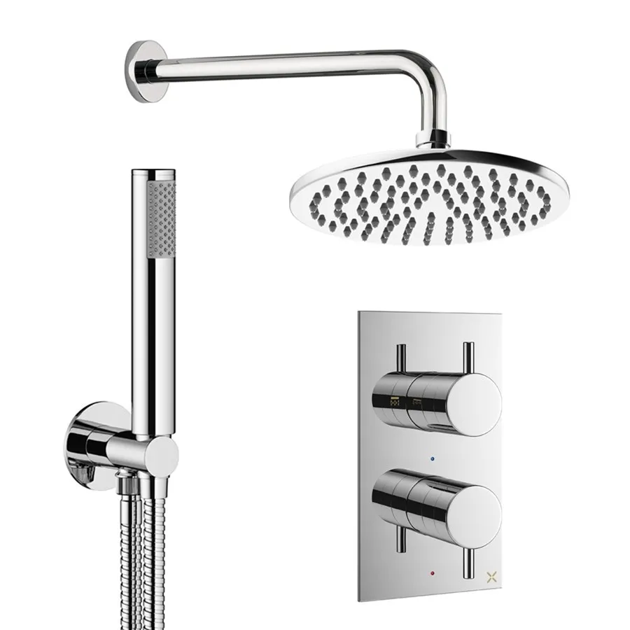 Design Shower Set 3 200mm ◭Chr