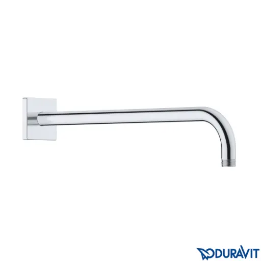 [426Du.UV0670037010] Du Shower Arm Wall 410 Square Chrome