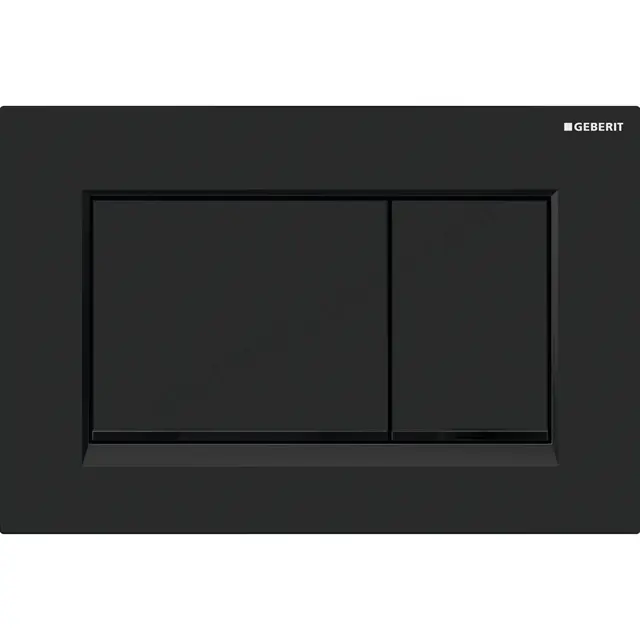 Sigma 20 Square Flush Plate MBlack