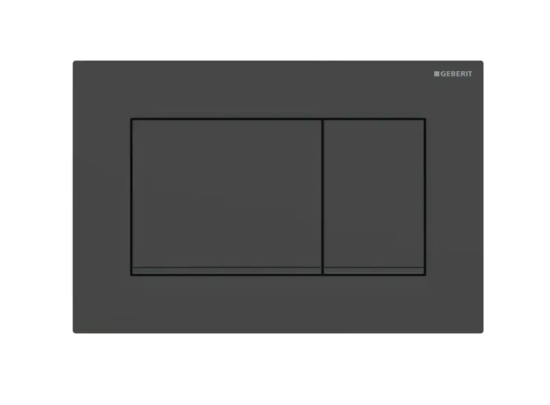 Sigma 20 Square Flush Plate MBlack