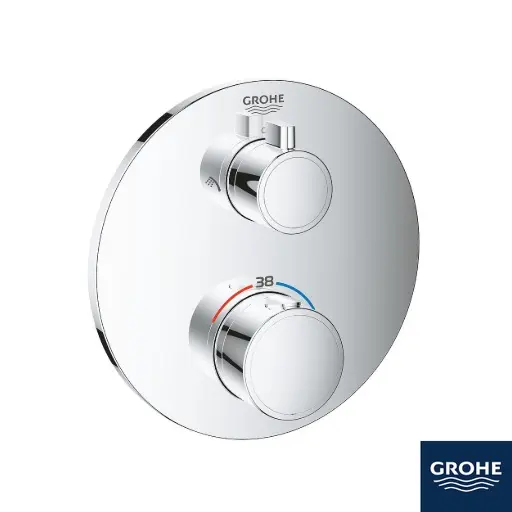 Grotherm Shower Thermo 2way Trim Set RD**