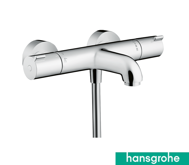 [423Hg.13201] Ecostat Bath Shower Mixer Therm Wall