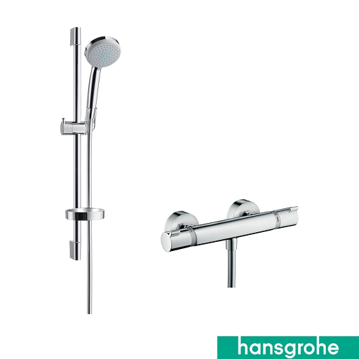 Ecostat Comfort Combi Shower Mixer Thermo Exp + Kit