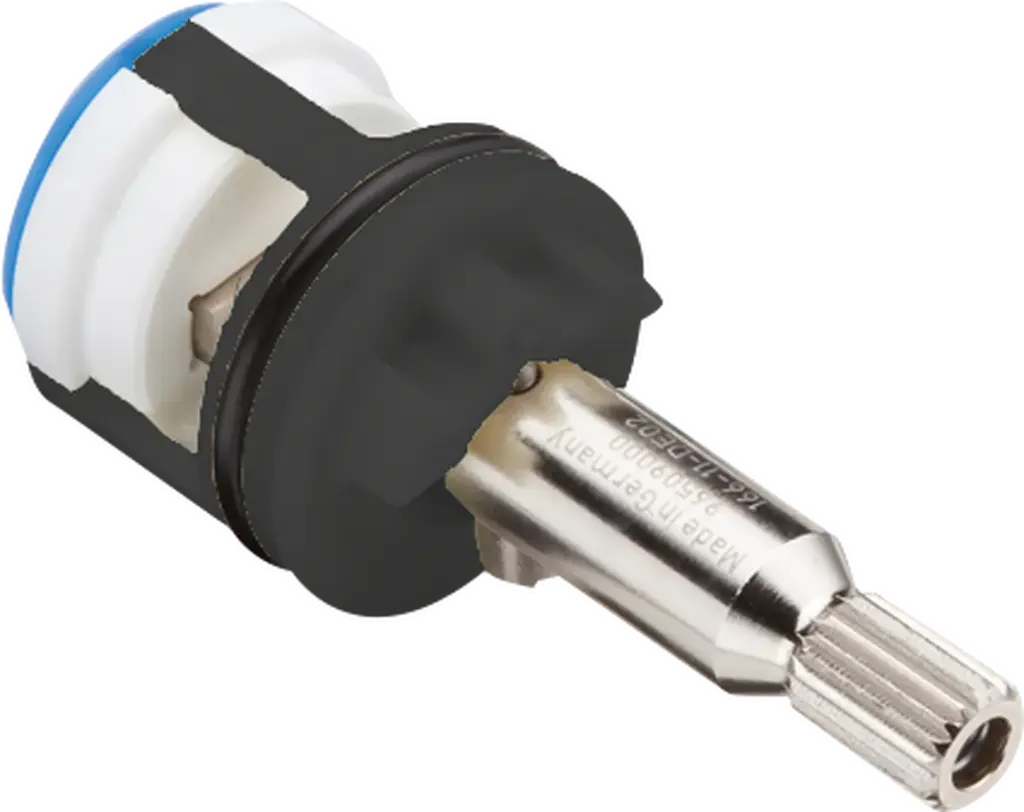 Shut off cartridge with diverter