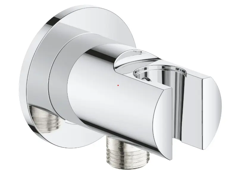 Shower Outlet Elbow+Holder ◭Chr