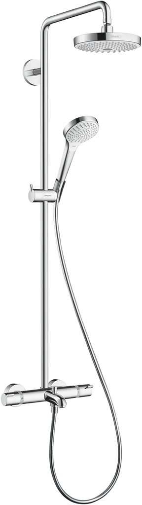 Croma Select S180 ShowerPipe 3-Way Wh/Cp