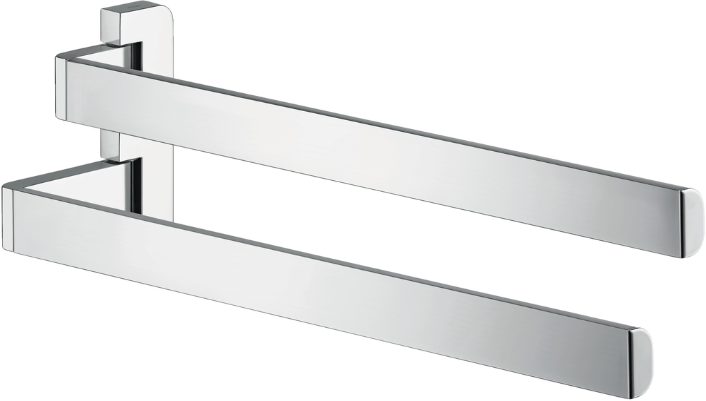 Double Towel Rail 409 Chrome