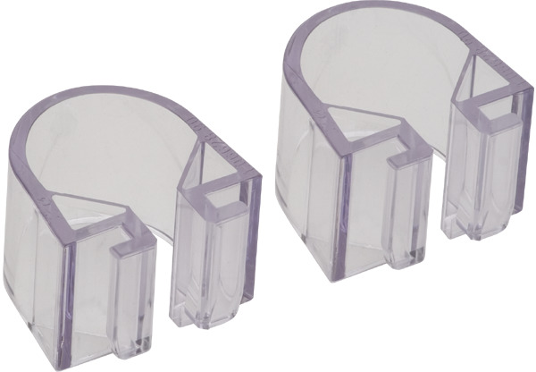 CASSETA CLIP CLEAR 25mm Pair