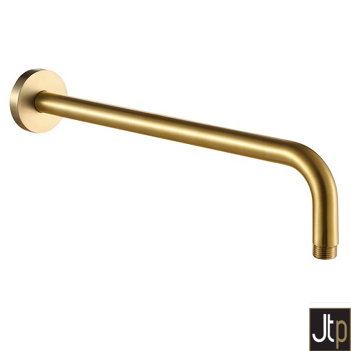 Shower Arm Wall 400 Brushed Brass