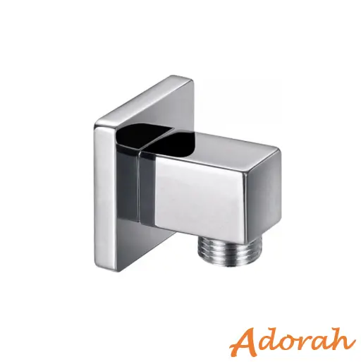 Shower Outlet Elbow Square ◭Chr