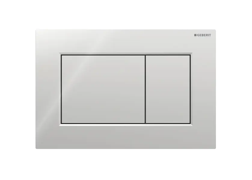 Sigma01 square flush plate chrome