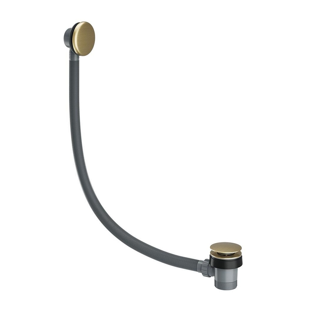 Bath Waste ClickClack Brushed Brass ML