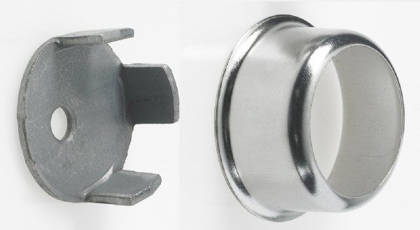 Curtain Rail CH 1" Concealed end Brackets (Each)