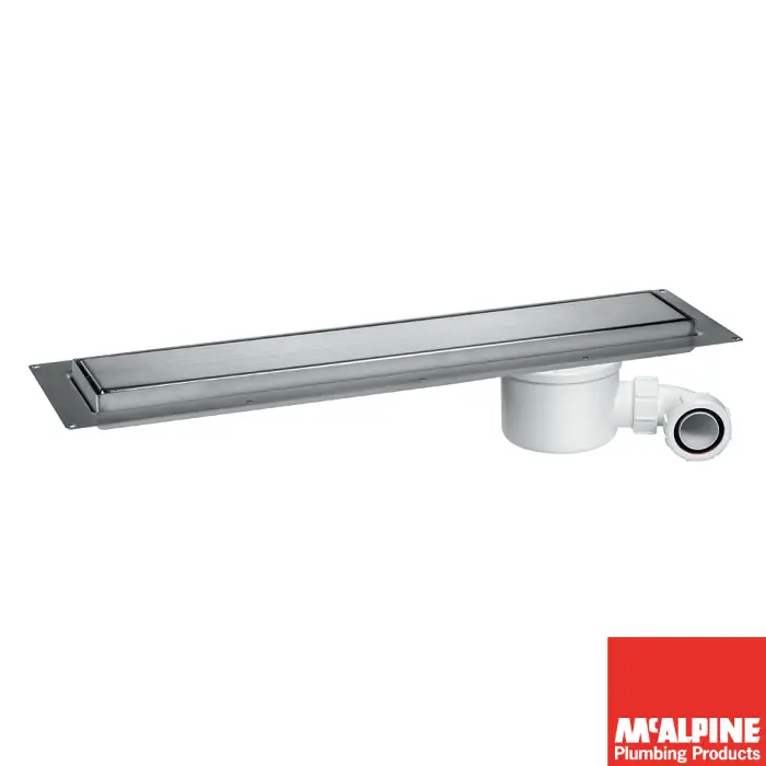 [432W🅼ᶜCD600B] McA Wetroom Linear 60cm Brushed🅼ᶜCD600-B