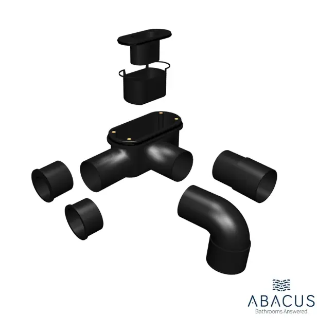 [432WAb.EMTW050505] Elements Wetroom Linear Waste Kit