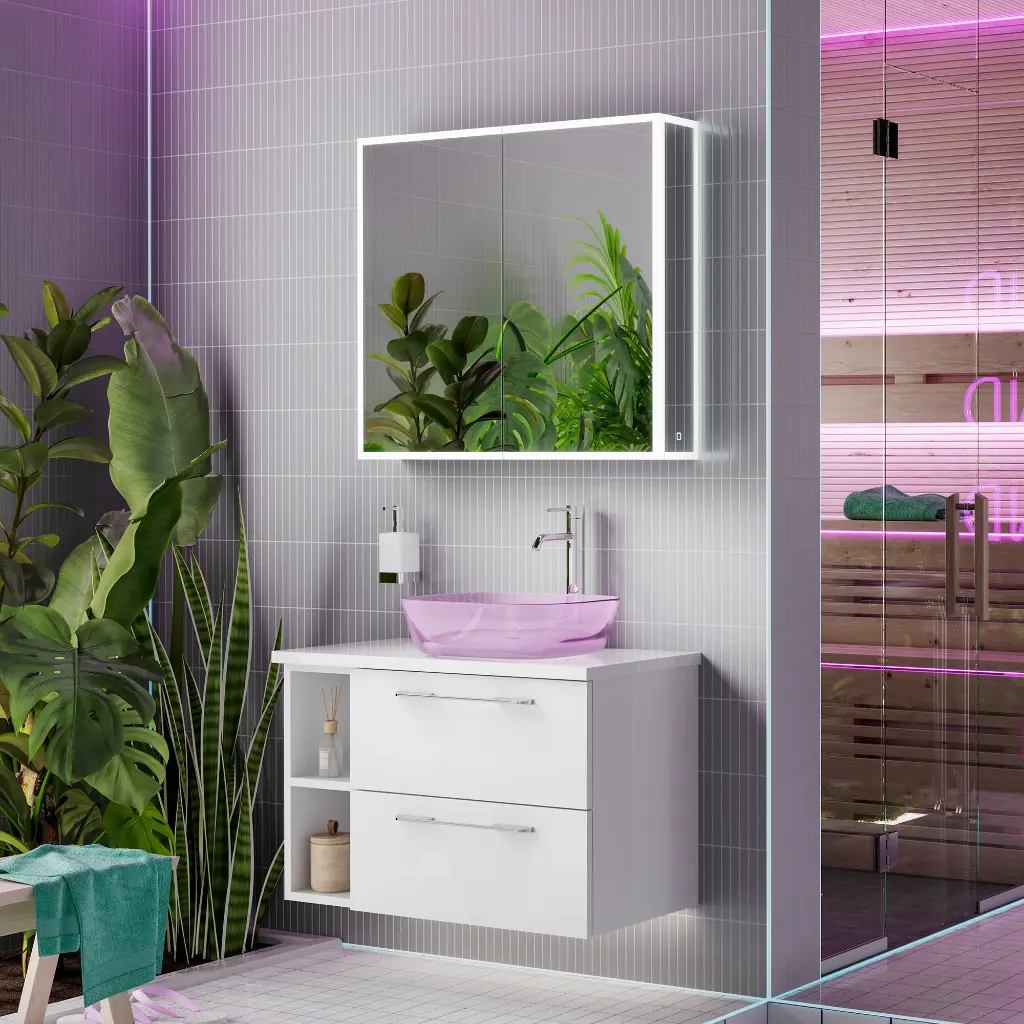 [47Hb.55000] Sound80 Mirror Cabinet Bluetooth