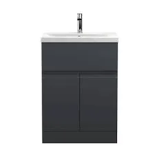 Ili 500 Floor Unit+Basin WP Grey Dark