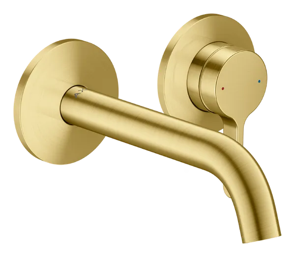 Axor One Wall Basin Mixer 160mm Brushed Brass