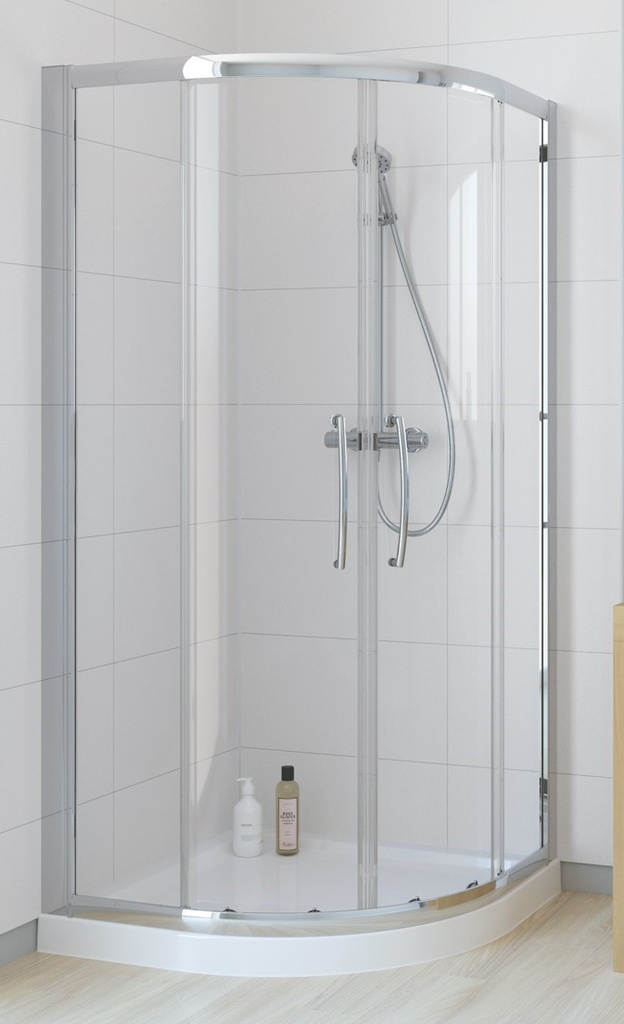 [43Q1082-6CR108] Polo-K Offset 1000x800 2Door 1830↥◭Chr