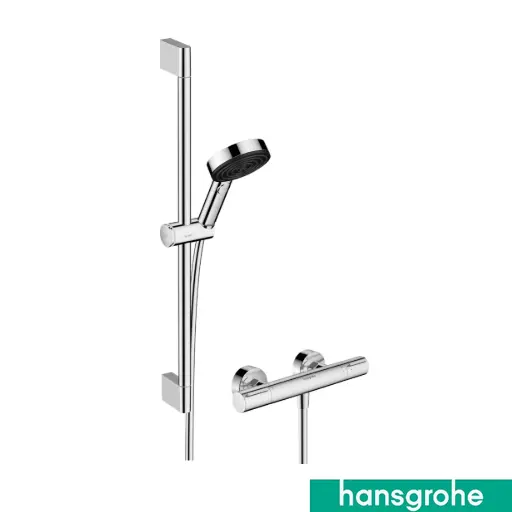 Element Shower Mixer Thermo Exp + Kit