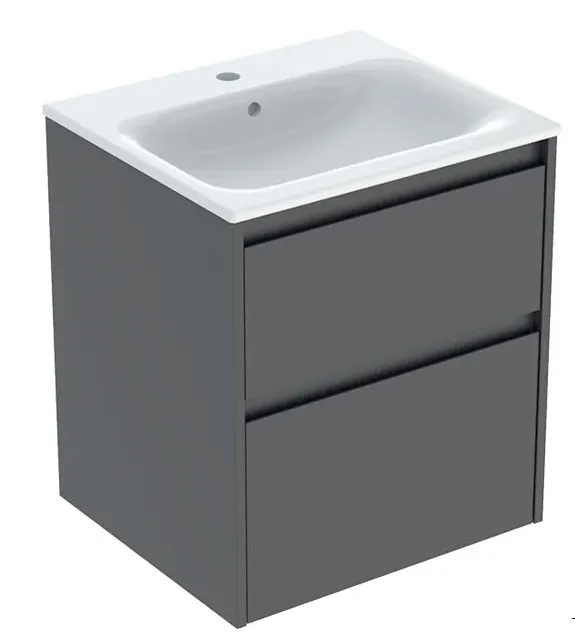 [4760Gb.504138JK1] Selnova 600 Basin + Vanity Drw2 Lava* ⫒04
