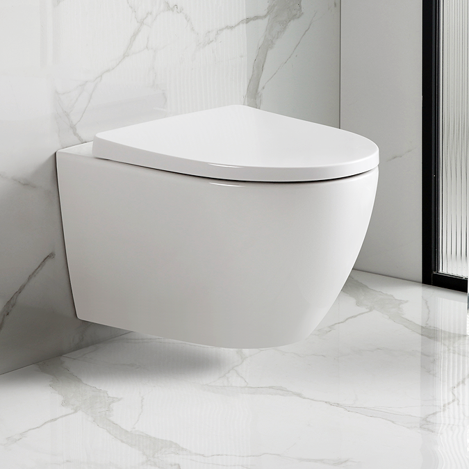 [451Ca.Gr.0411550001] Green 55 Wall Hung Toilet NewFlush