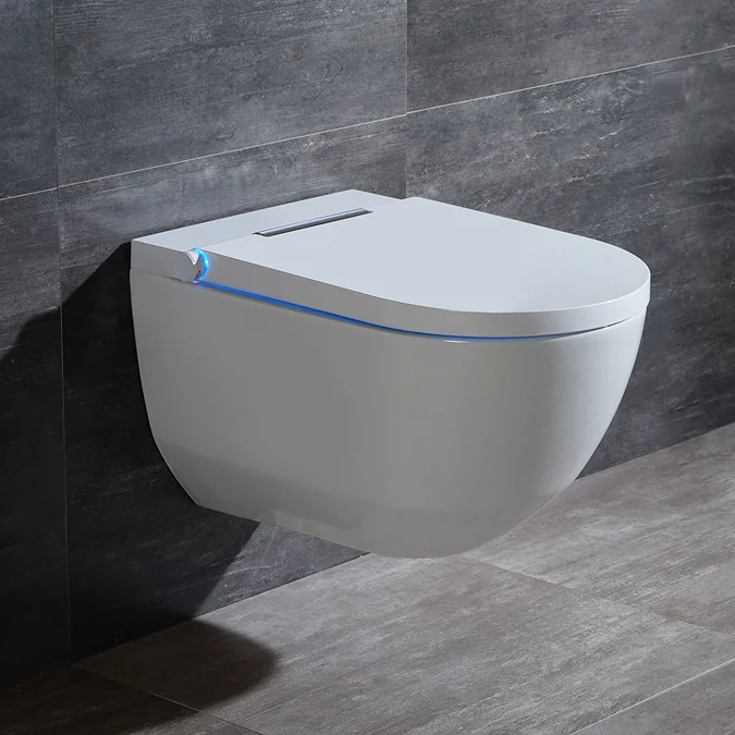 [451CvFree.FE322 BW] Free Toilet Wall Hung RimX * Backwash *