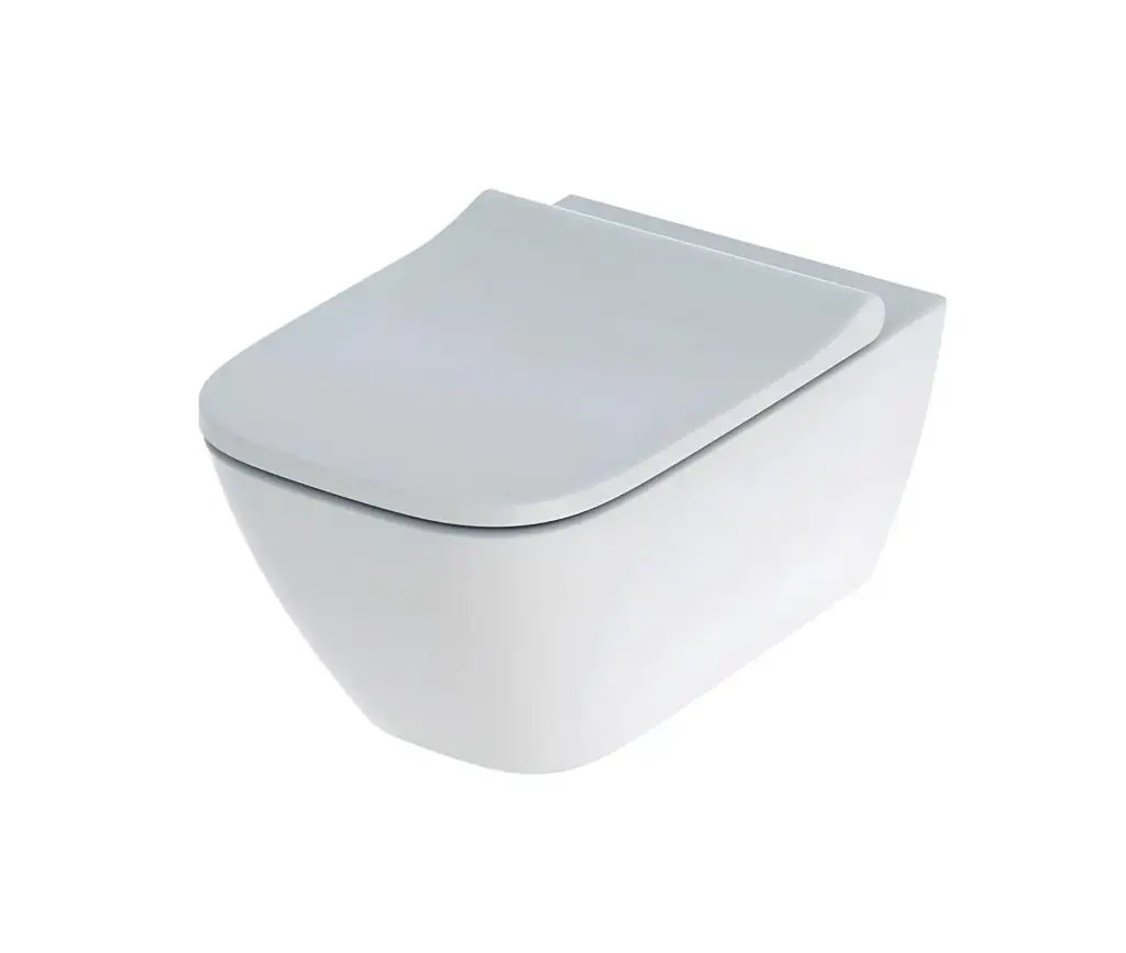 [451Gb.500683002] Smyle Square Wc Wall Hung + Seat