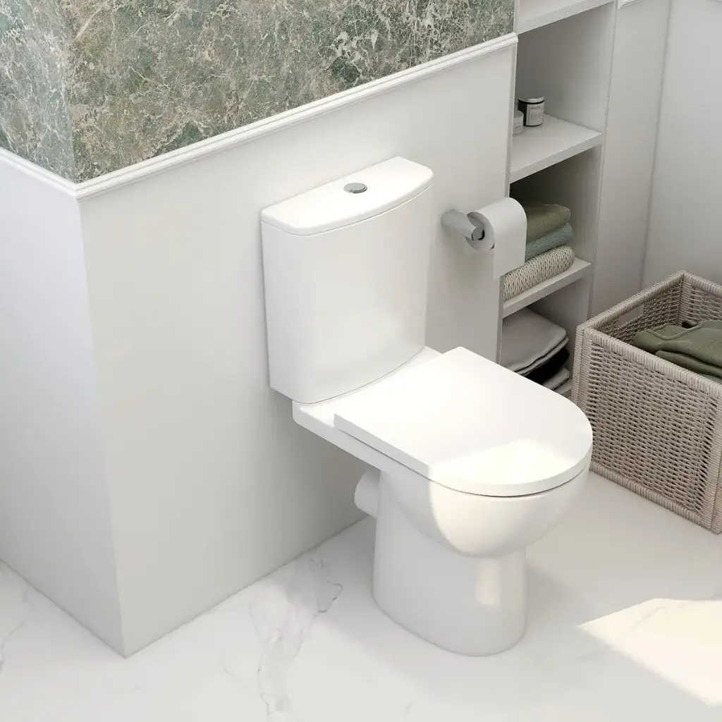[453Im.CT10176AR] Croma Raised CC.open Pan+Cistern+Seat🚽