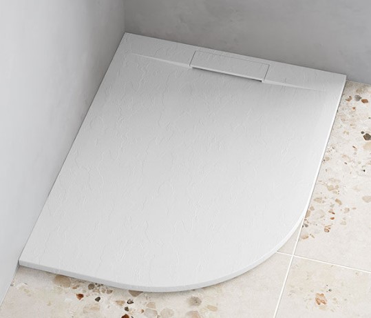 [43Tq129LMl.ALTOQ129LHWH] Altea 1200x900 LH Offset Quad Tray Wh