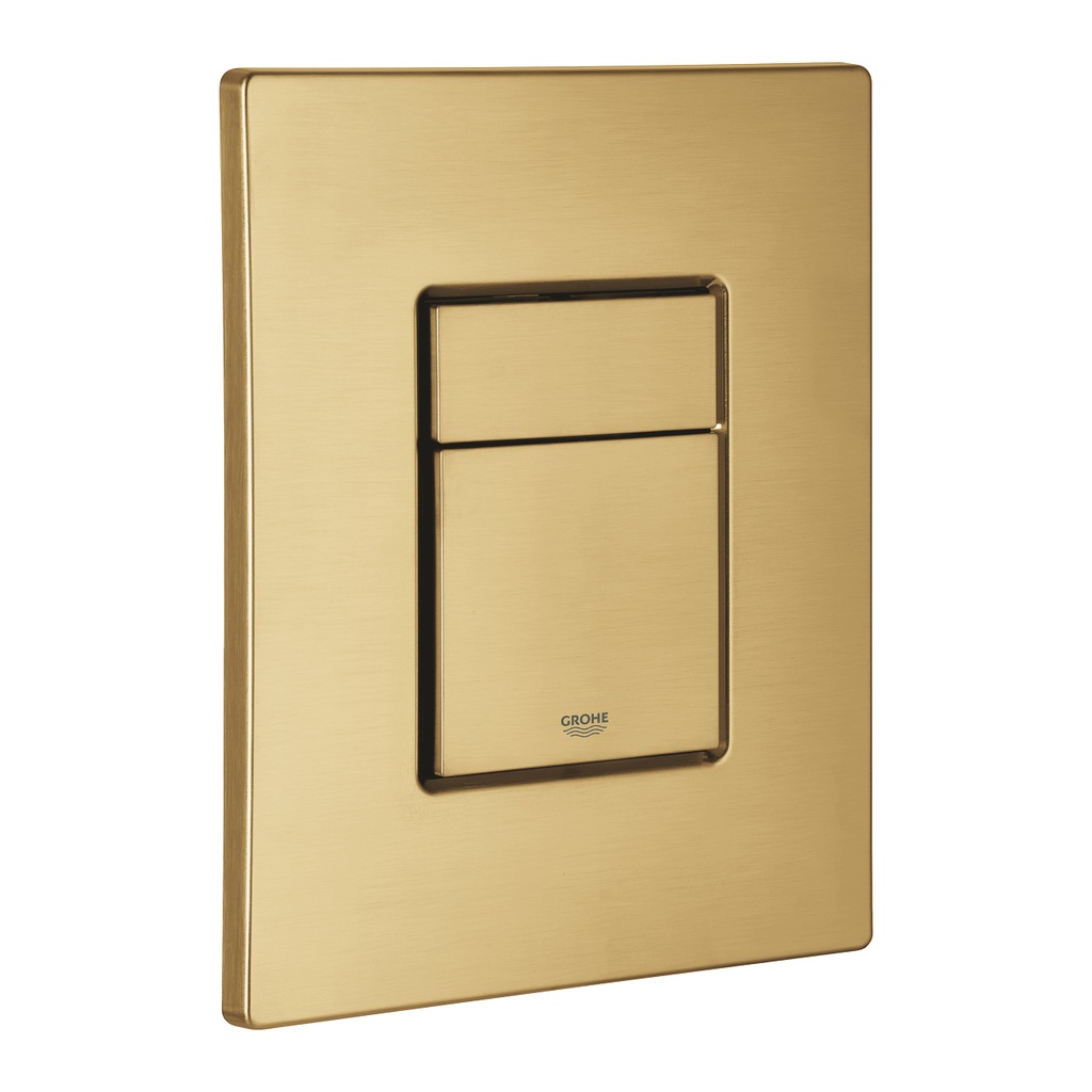 Toilet Flush Plate Brushed Brass