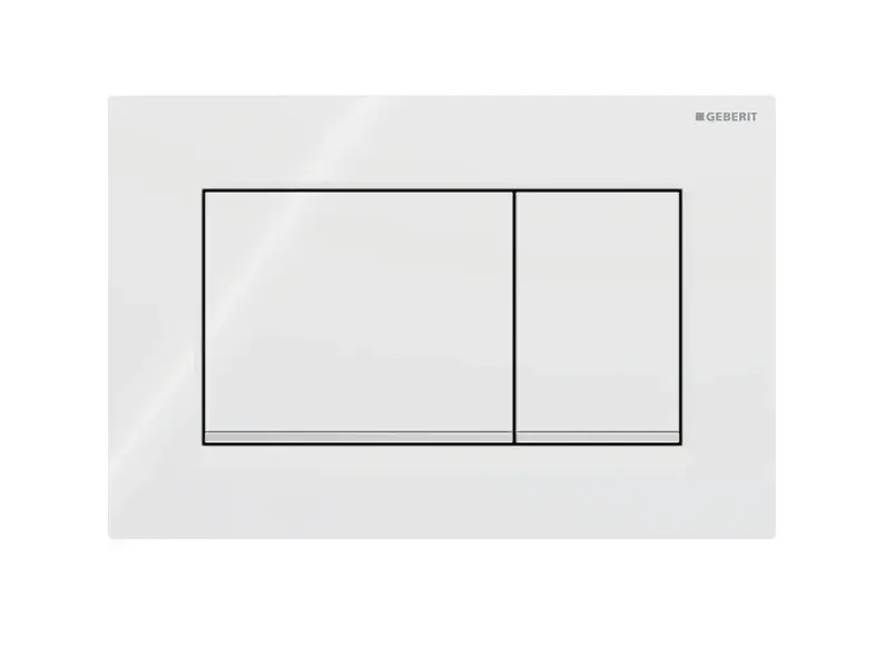 Sigma 20 Square Flush Plate Wh/CP/Wh