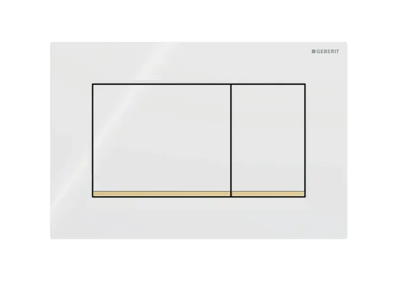Sigma 20 Square Flush Plate Wh/GP/Wh