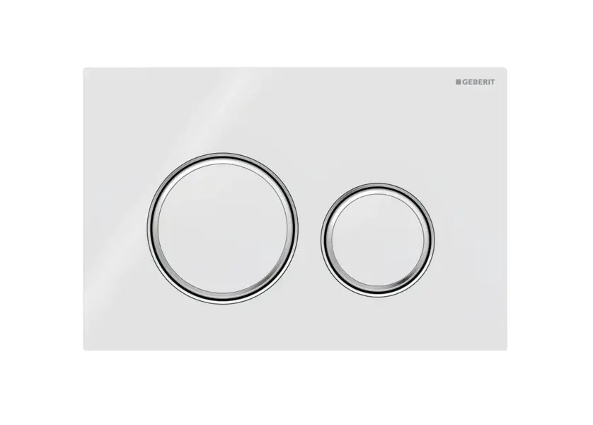 Sigma50 Round Flush Plate White