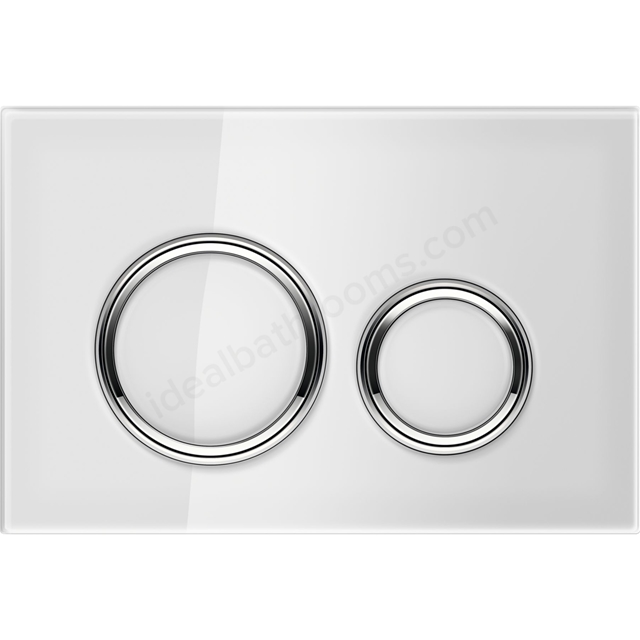 Sigma50 Round Flush Plate White