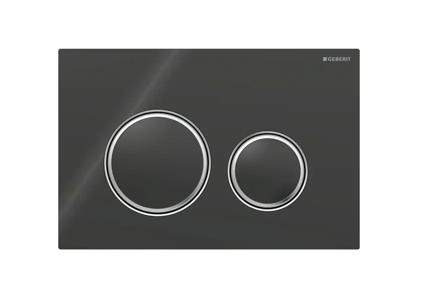 Sigma50 Round1 Flush Plate Black