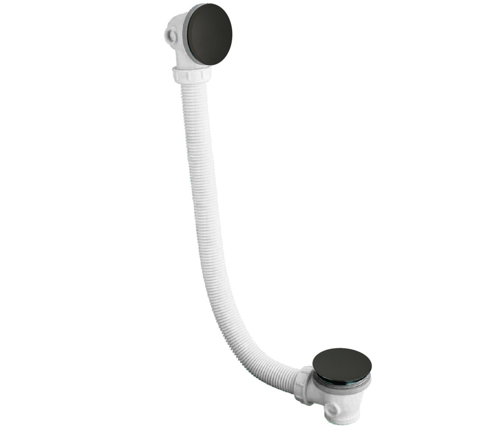 Vos Bath Waste Click Slim Matt Black