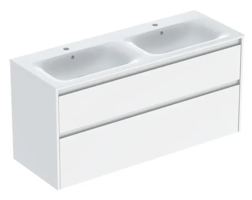 [47A3Gb.504141011] Selnova 1300 Basin + Vanity Drw2 White Gloss
