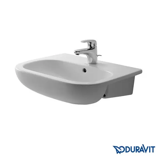 DCode 550 Semi Recessed Basin 1Th