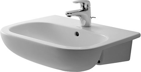 DCode 550 Semi Recessed Basin 1Th
