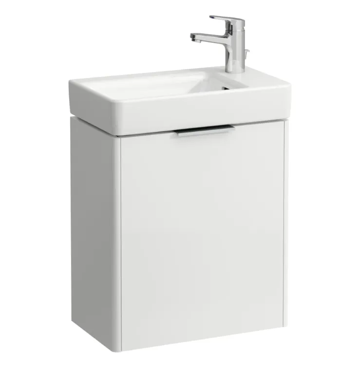 [4748Lf.4021021102611] Base 470 Vanity Door1 White Gloss RH