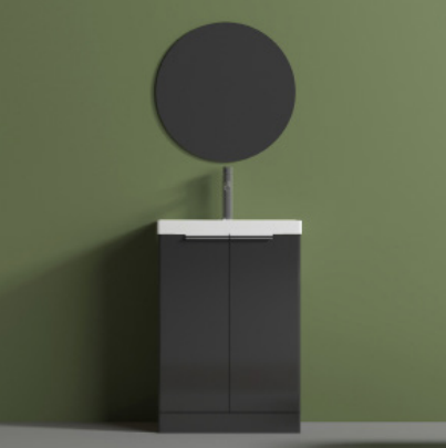 Valencia60 62X49cm Basin & Unit Floor Anth