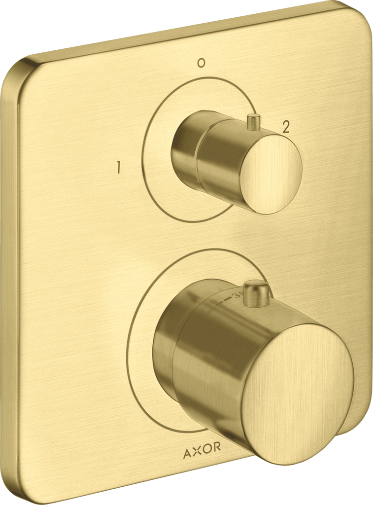 CitterioM Mixer Thermo 2Way Brushed Brass
