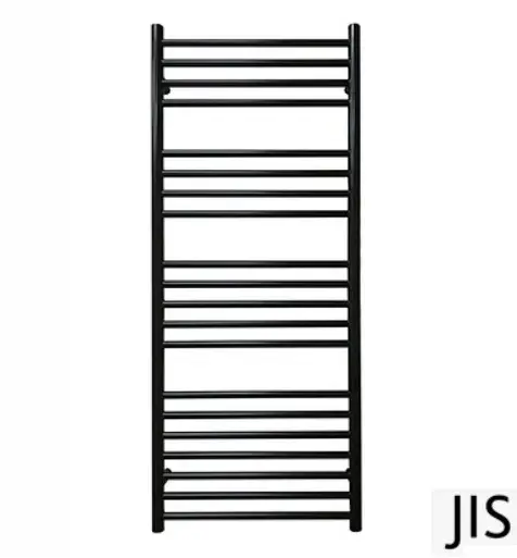 [49TS120620AsB.Jis] Towel Rad 1250x620 Ssteel Ashdown BLACK