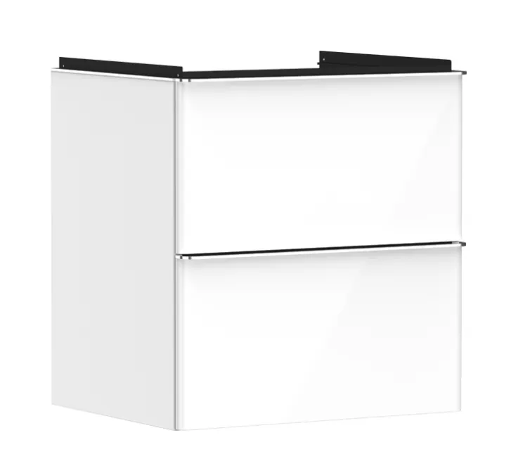 Xelu Q 580 Unit Drw2 White Chrome