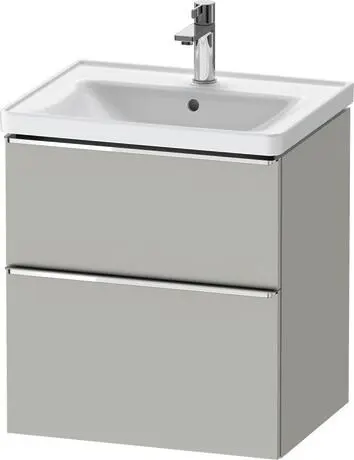 [4760Du.DE4359010070] D-Neo.600 Drawer2 580 Concrete/Cp