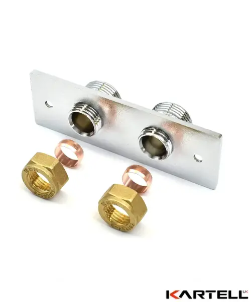 [413Bsm45Ka.SHO103DP] Douche Plate Wall 45 Centre